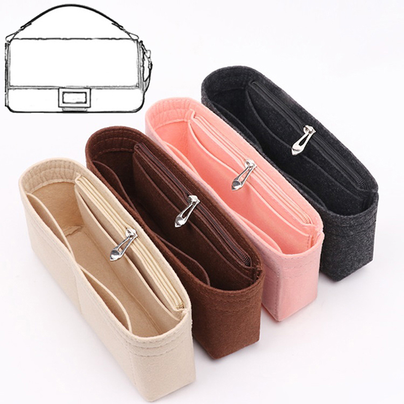 Ysl Beauty Makeup Bag - 1 adet keçe ekle çanta düzenleyici,