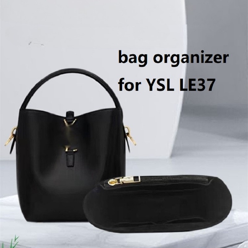 Ysl Beauty Makeup Bag - YSL LE37 Keçe Süet Çanta İçin