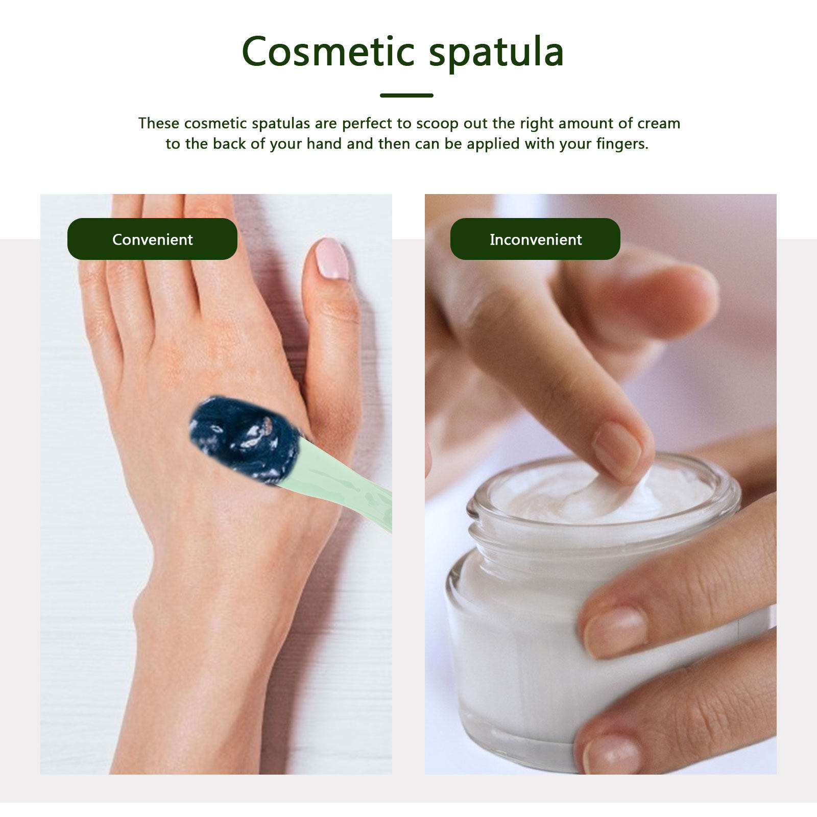 1 Set Makyaj Spatulası Plastik - Beauty Makeup Tools incelemesi ve fiyatı